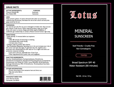 Package Label (Lotus 203)